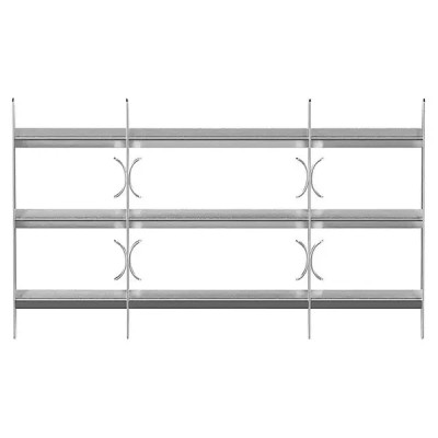 Okenní mříž výsuvná STABILIT, 70–105 × 45 cm, ocel - B Okenní mříž výsuvná STABILIT, 70–105 × 45 cm, ocel - B